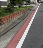 カラー舗装線
